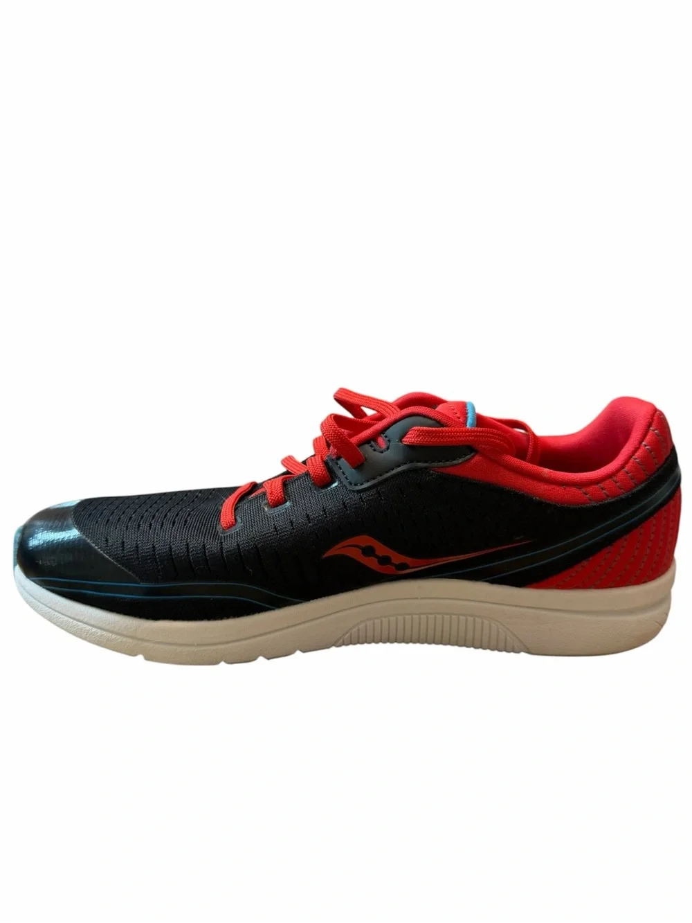 Saucony Kinvara 11 Running Shoes Men’s 7 Women’s 8.5 Black Red Mesh